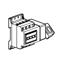 Выключатель-разъединитель Vistop - 32 A - 4П - рукоятка сбоку - красная рукоятка / желтая панель | код 022307 |  Legrand